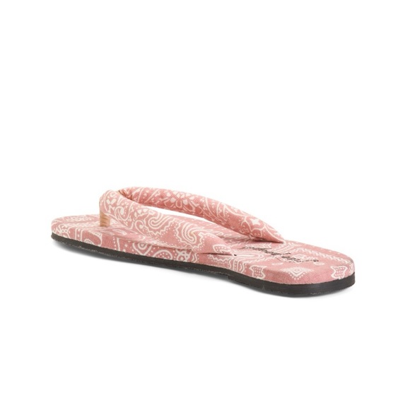 Free People Pink Verdra Organic Sandals Thong Toe Flip Flops Women’s 8.5 / EU 39 - Picture 3 of 7